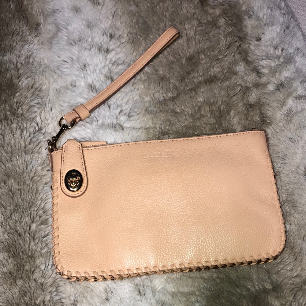 Coach Leather Wristlet